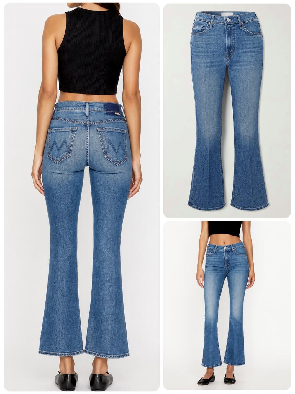 Mother SUPERIOR The Outsider Flood 25 "Field Trip" Jeans Flare